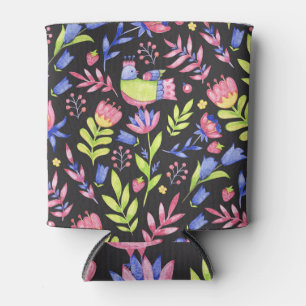 Rafraîchisseur Pour Canette Flore printanière : Motif imperméable