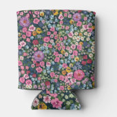 Rafraîchisseur Pour Canette Flores de prés : Modèle floral de liberté. (Dos)