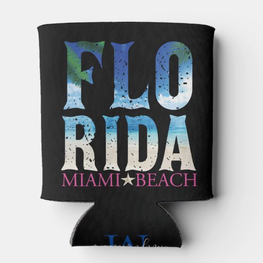 Rafraîchisseur Pour Canette Floride, Miami Beach (Dos)