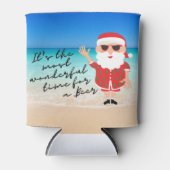 Rafraîchisseur Pour Canette Floride Père Noël le temps le plus merveilleux pou (Devant)