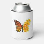 Rafraîchisseur Pour Canette Flower Butterfly with Yellow California Poppy (Can Dos)