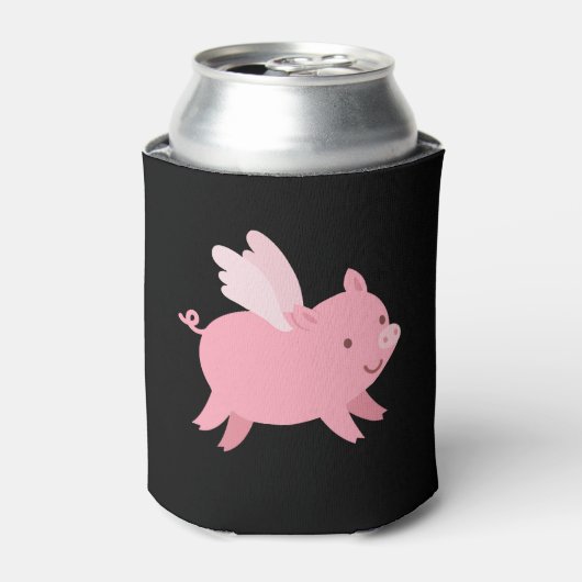 Rafraîchisseur Pour Canette Flying Pig with Wings Fly Pig Lovers (Can devant)