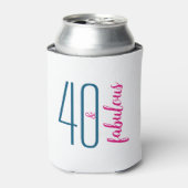 Rafraîchisseur Pour Canette Fofty et Fabulous Anniversaire Can Cooler Cadeau (Can devant)