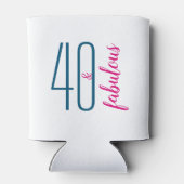 Rafraîchisseur Pour Canette Fofty et Fabulous Anniversaire Can Cooler Cadeau (Dos)