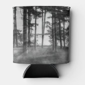 Rafraîchisseur Pour Canette Foggy Trees À Table Rock Graysale (Devant)