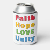 Rafraîchisseur Pour Canette Foi Espoir Amour Unité (Can Dos)