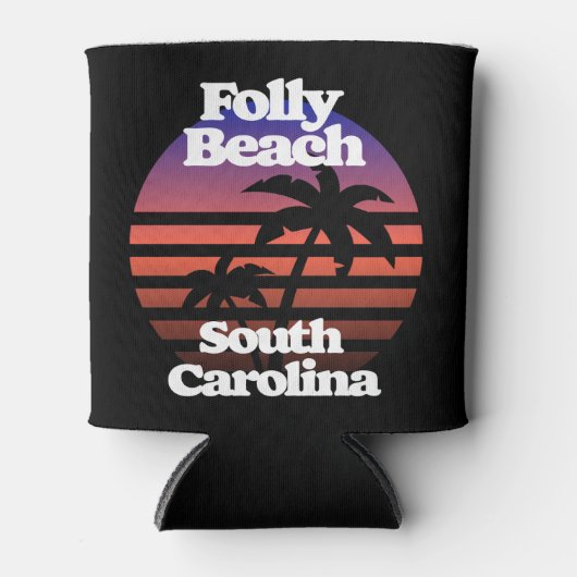 Rafraîchisseur Pour Canette Folly Beach Caroline du Sud (Devant)