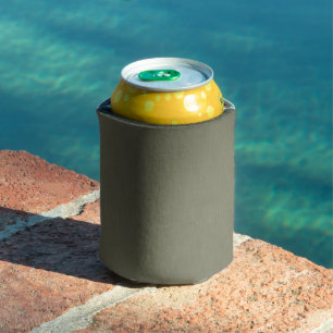 Rafraîchisseur Pour Canette Fond texturé vert olive calme et simple