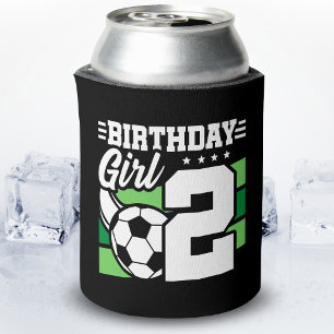 Rafraîchisseur Pour Canette Football Anniversaire - Fille de 2 ans - 2ème Anni
