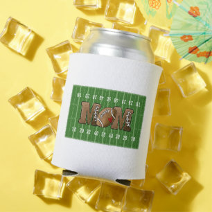 Rafraîchisseur Pour Canette Football Maman Football Field Heart