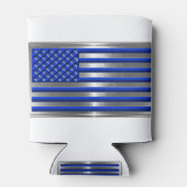 Rafraîchisseur Pour Canette Forces armées et police USA Flag Hommage (Dos)