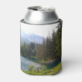 Rafraîchisseur Pour Canette Forêt alpine pittoresque et lac (Can devant)