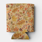 Rafraîchisseur Pour Canette Forêt automnale sur ocre (Dos)