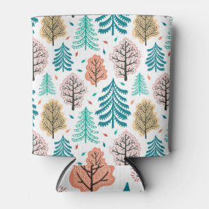 Rafraîchisseur Pour Canette Forêt Automne : Enchantée Scène Sans Seamless.