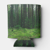 Rafraîchisseur Pour Canette Forêt d'été dense : Panorama paysager. (Dos)