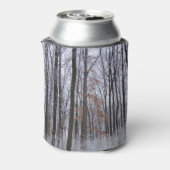 Rafraîchisseur Pour Canette Forêt huppée neige paysage d'hiver Photographie (Can Dos)