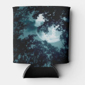 Rafraîchisseur Pour Canette Forêt nocturne enchanteresse avec Pleine lune (Devant)