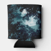 Rafraîchisseur Pour Canette Forêt nocturne enchanteresse avec Pleine lune (Dos)