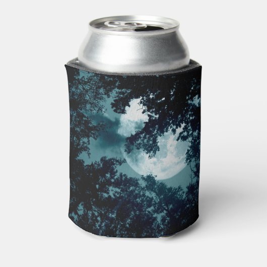 Rafraîchisseur Pour Canette Forêt nocturne enchanteresse avec Pleine lune (Can Dos)