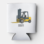 Rafraîchisseur Pour Canette Forklift cartoon illustration (Devant)