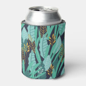 Rafraîchisseur Pour Canette Formes géométriques rétro Motif transparent (Can devant)