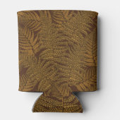 Rafraîchisseur Pour Canette Foule automnale sur brun (Dos)