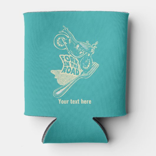 Rafraîchisseur Pour Canette Fourche dans le crash de moto routier (Devant)