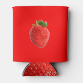 Rafraîchisseur Pour Canette Fraise d'été (Devant)