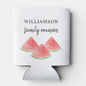 Rafraîchisseur Pour Canette Fraise d'été de la Réunion familiale (Dos)