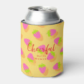 Rafraîchisseur Pour Canette Fraise jaune (Can devant)