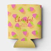 Rafraîchisseur Pour Canette Fraise jaune (Dos)