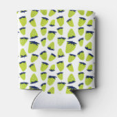 Rafraîchisseur Pour Canette Fraises d'été bio néon vert (Dos)