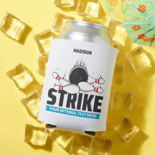 Rafraîchisseur Pour Canette Frappe de bol de nom et de texte personnalisés