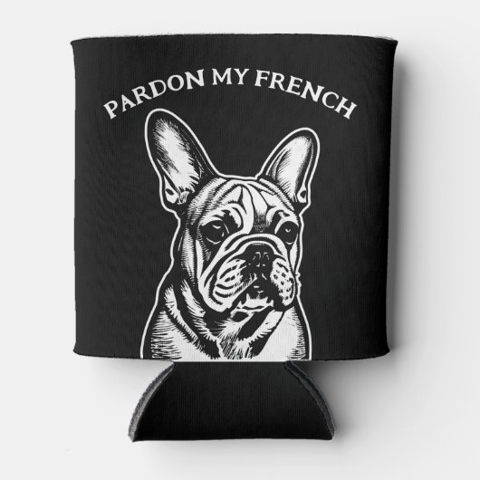 Rafraîchisseur Pour Canette French Bulldog Can Cooler (Devant)