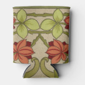 Rafraîchisseur Pour Canette Frieze Bordure Art Nouveau Floral (Devant)