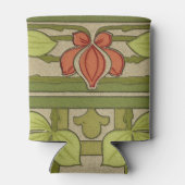Rafraîchisseur Pour Canette Frieze Bordure Art Nouveau Floral (Dos)