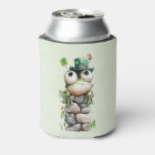 Rafraîchisseur Pour Canette Frog with Green Hat and Shamrock Cute (Can Dos)