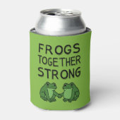 Rafraîchisseur Pour Canette Frogs Together Strong Portland Frog Protest (Can devant)