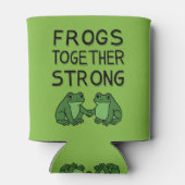 Rafraîchisseur Pour Canette Frogs Together Strong Portland Frog Protest (Dos)