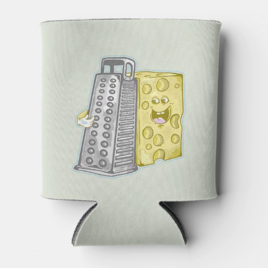 Rafraîchisseur Pour Canette Fromage et fromage amusant (Devant)