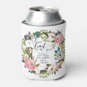 Rafraîchisseur Pour Canette Fruit de l'Esprit Floral Aquarelle Wreath (Can devant)