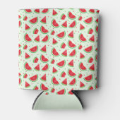 Rafraîchisseur Pour Canette Fruit de pastèque Motif Melon vert d'été (Devant)