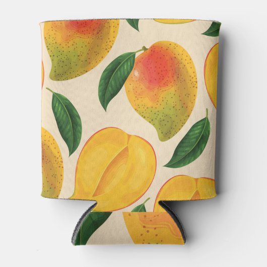 Rafraîchisseur Pour Canette Fruit Mango Motif sans joint (Devant)