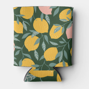 Rafraîchisseur Pour Canette Fruit vintage citron Motif sans joint