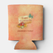 Rafraîchisseur Pour Canette Fruits d'automne Arrière - plan orange (Dos)