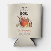 Rafraîchisseur Pour Canette Fruits de mer Été annuel Crawfish Boisson Party (Devant)