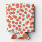 Rafraîchisseur Pour Canette Fruits de pêche, motif d'été. (Dos)