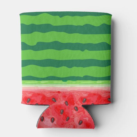 Rafraîchisseur Pour Canette Fruits d'été frais de pastèque (Dos)