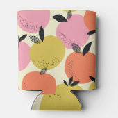 Rafraîchisseur Pour Canette Fruits Orange, Motif D'Été Sans Couleur. (Dos)