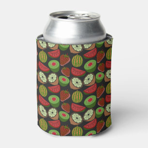 Rafraîchisseur Pour Canette Fruits tropicaux sans soudure motif coloré